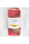 Loren Happy Batik %100 Akrilik RH002 Pembe Krem