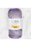 Loren Happy Batik %100 Akrilik RH009 Mor Ebruli