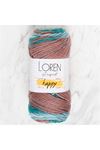 Loren Happy Batik %100 Akrilik RH018 Gül Rengi