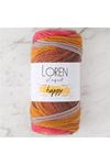 Loren Happy Batik %100 Akrilik RH012 Nude Ebruli