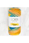 Loren Happy Batik %100 Akrilik RH005 Sarı Ebruli