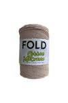 Fold Cotton Makrome - Taş Rengi Pamuk Ip 200 Gram