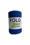 Fold Cotton Makrome - Saks Mavi