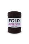 Fold Yarn Makrome No:4 - 210 Acı Kahve Polyester Makrome Ipi 2 Mm - 200 gr -230 M Supla Ip Çanta Ipi