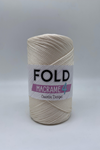 Fold Yarn Makrome No:4 - 10 Polyester Makrome Ipi 2 Mm - 200 gr -230 M Supla Ip Çanta Ipi