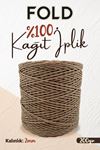 Fold Yarn Kağıt İp El Örgü Ipliği