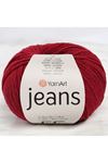 YarnArt Jeans Bordo El Örgü İpi - 66