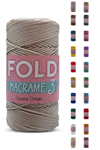 Fold Yarn Makrome No:3 - 030 Polyester Makrome İpi 1 Mm-100 gr Supla İp Çanta İpi