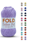 Fold Yarn Cotton Soft - Lila Pamuk Ip 100 Gram