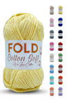 Fold Yarn Cotton Soft - Açık Sarı Pamuk Ip 100 Gram