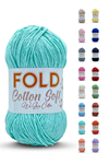 Fold Yarn Cotton Soft - Mint Yeşili Pamuk Ip 100 Gram