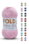 Fold Yarn Cotton Soft - Açık Pembe Pamuk Ip 100 Gram