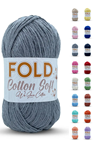 Fold Yarn Cotton Soft - Gri Pamuk Ip 100 Gram