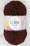 Loren Lamb Kahverengi El Örgü İpi - R043