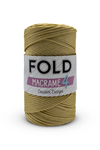 Fold Yarn Makrome No:4 - 050 Polyester Makrome Ipi 2 Mm - 200 gr -230 M Supla Ip Çanta Ipi