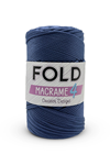 Fold Yarn Makrome No:4 - 235 Polyester Makrome Ipi 2 Mm - 200 gr - 230 M Supla Ip Çanta Ipi